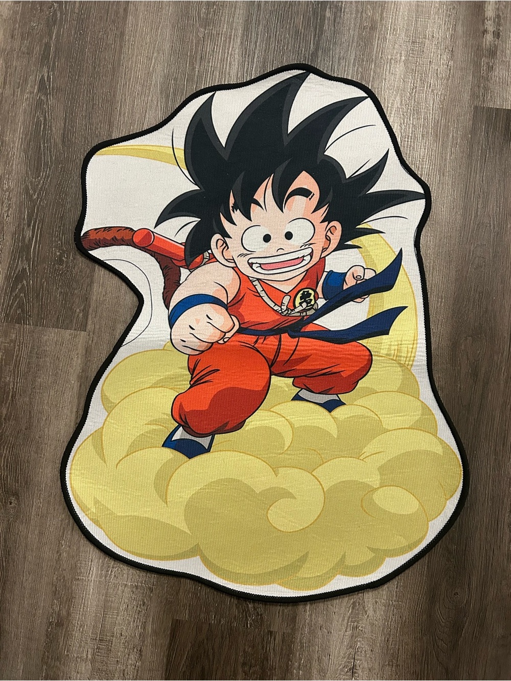 dragon ball z goku flying nimbus rug  anime decor